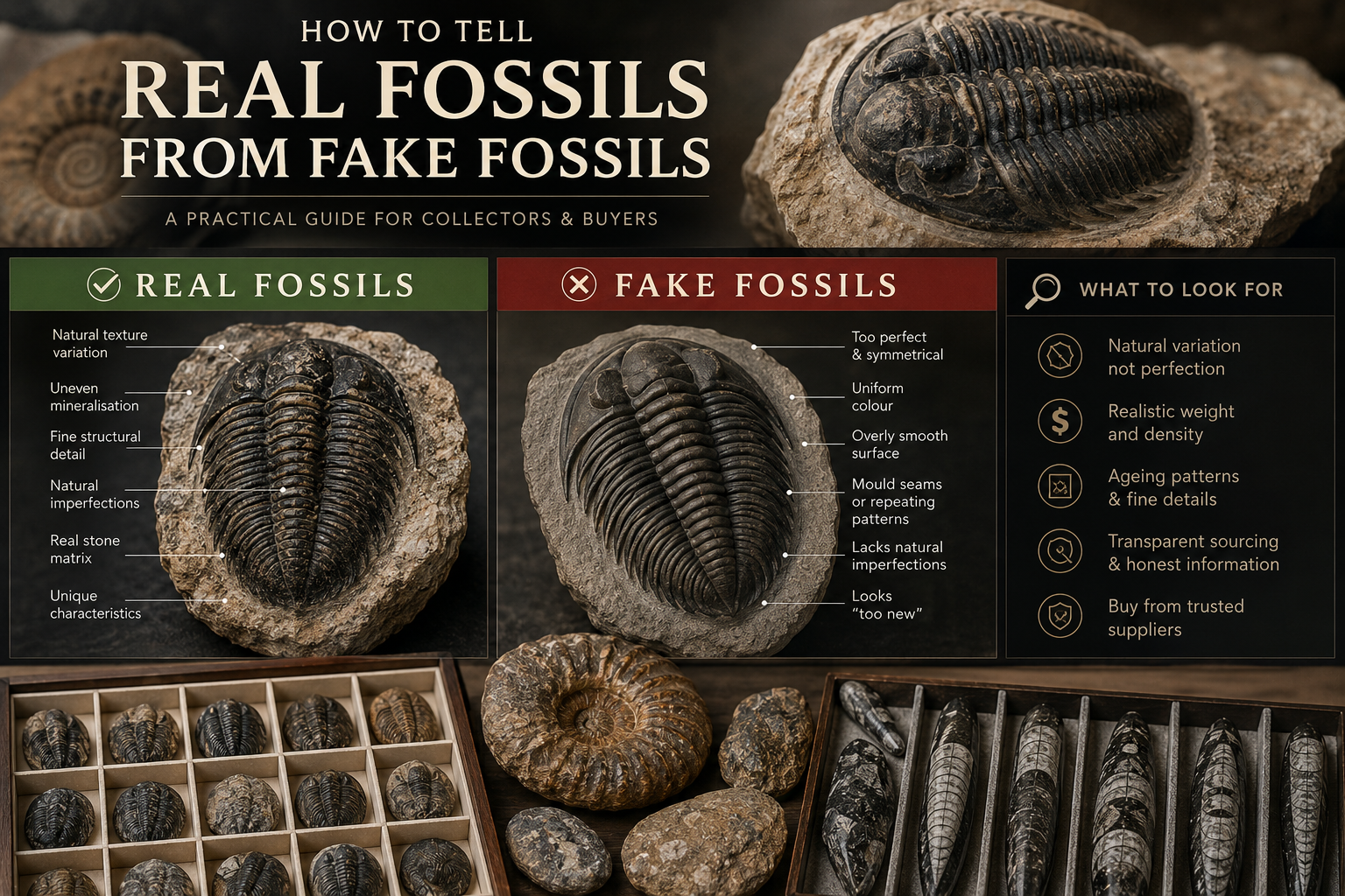How To Tell Real Fossils From Fake Fossils