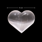 Selenite Heart Crystal
