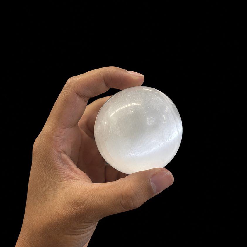 Selenite Crystal Sphere
