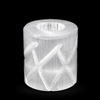 Diamond Selenite Candle Holder