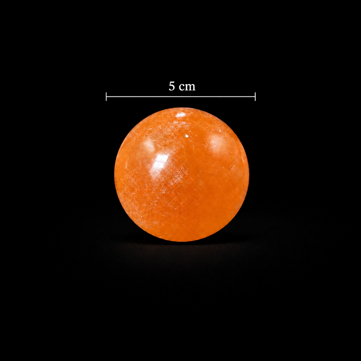 Red Selenite Sphere