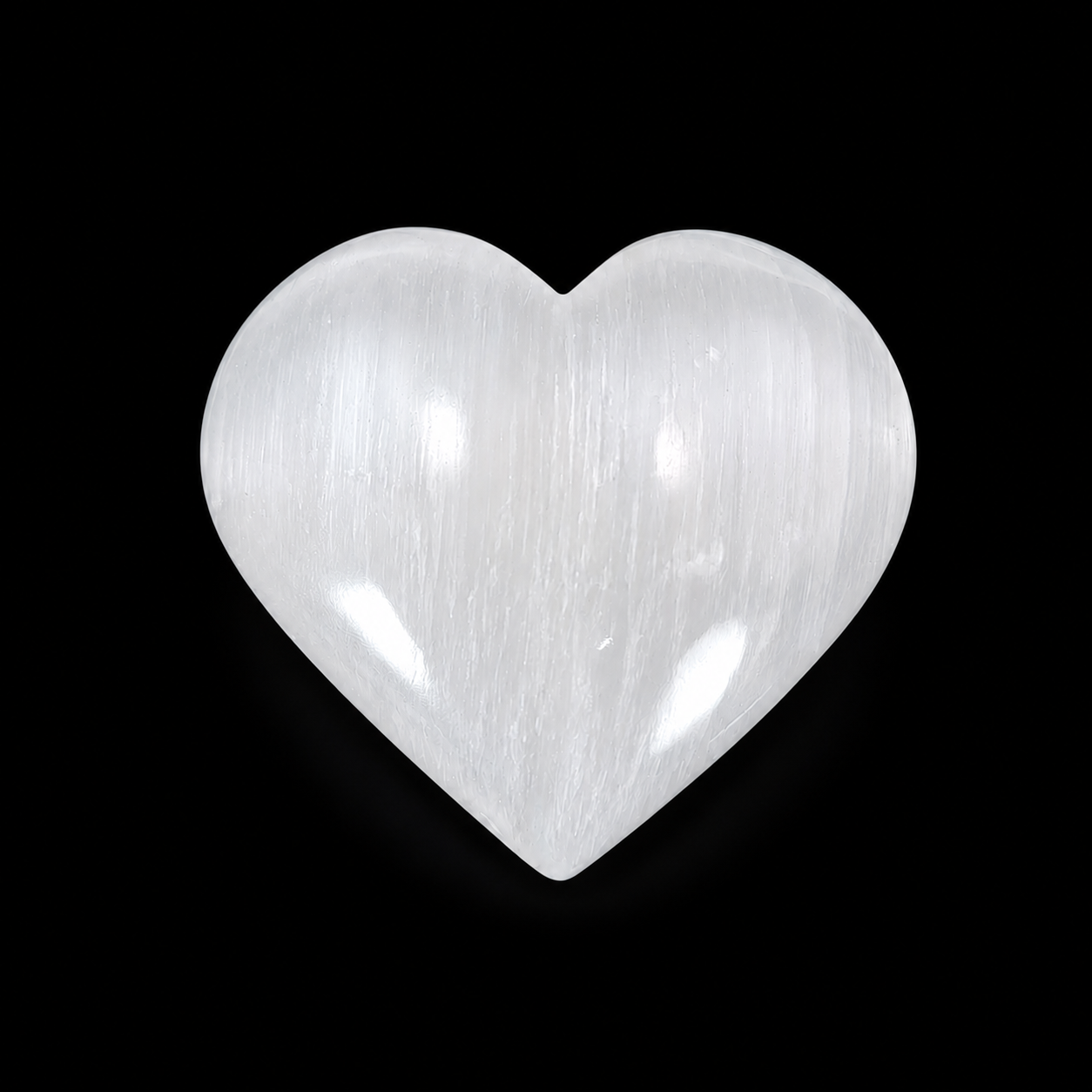 Selenite Heart Crystal