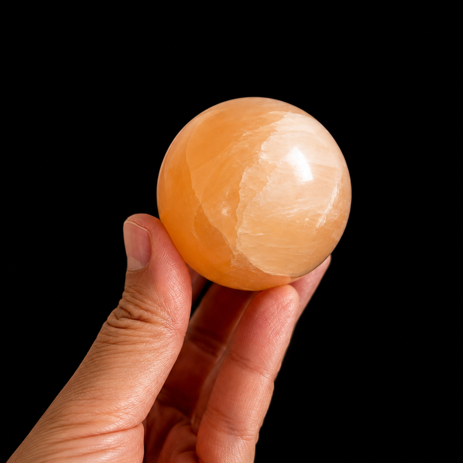 Red Selenite Sphere