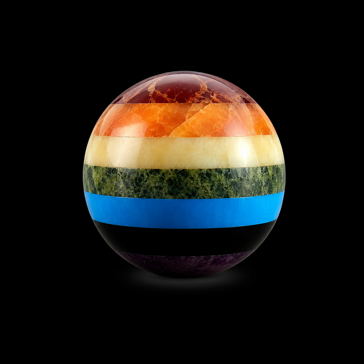 7 Chakra Crystal Sphere