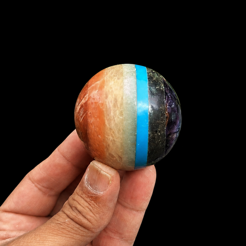 7 Chakra Crystal Sphere
