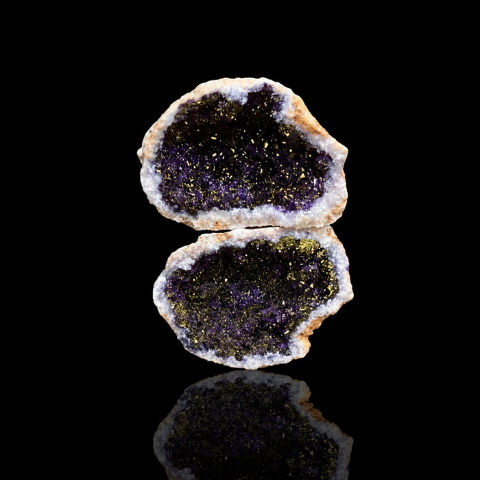 Crystal Geode Pair