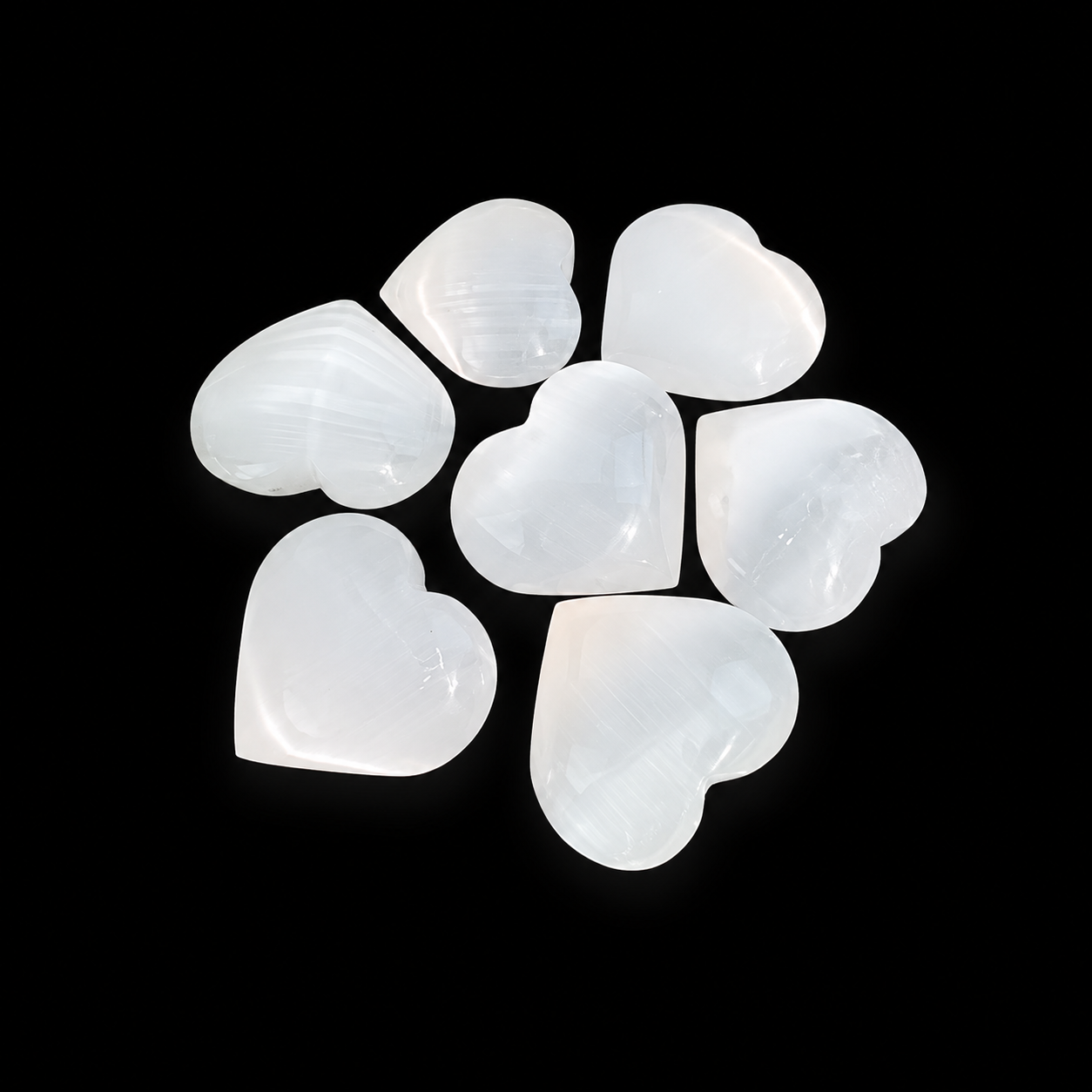 Selenite Heart Crystal
