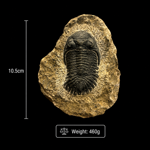 Devonian Trilobite Fossil in Matrix