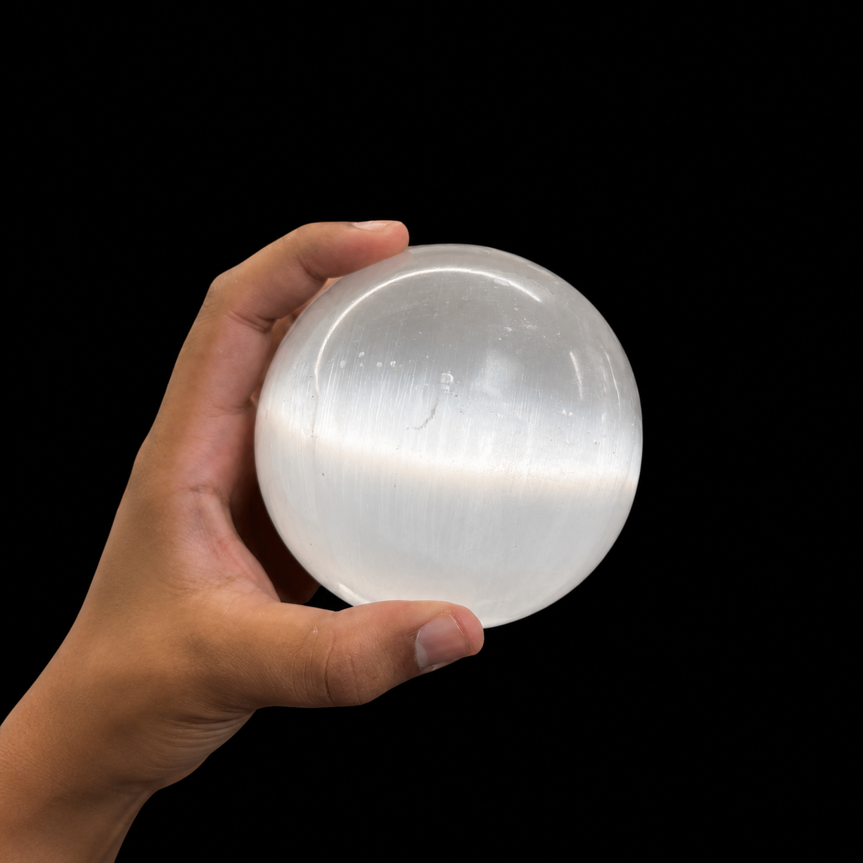 Selenite Crystal Sphere