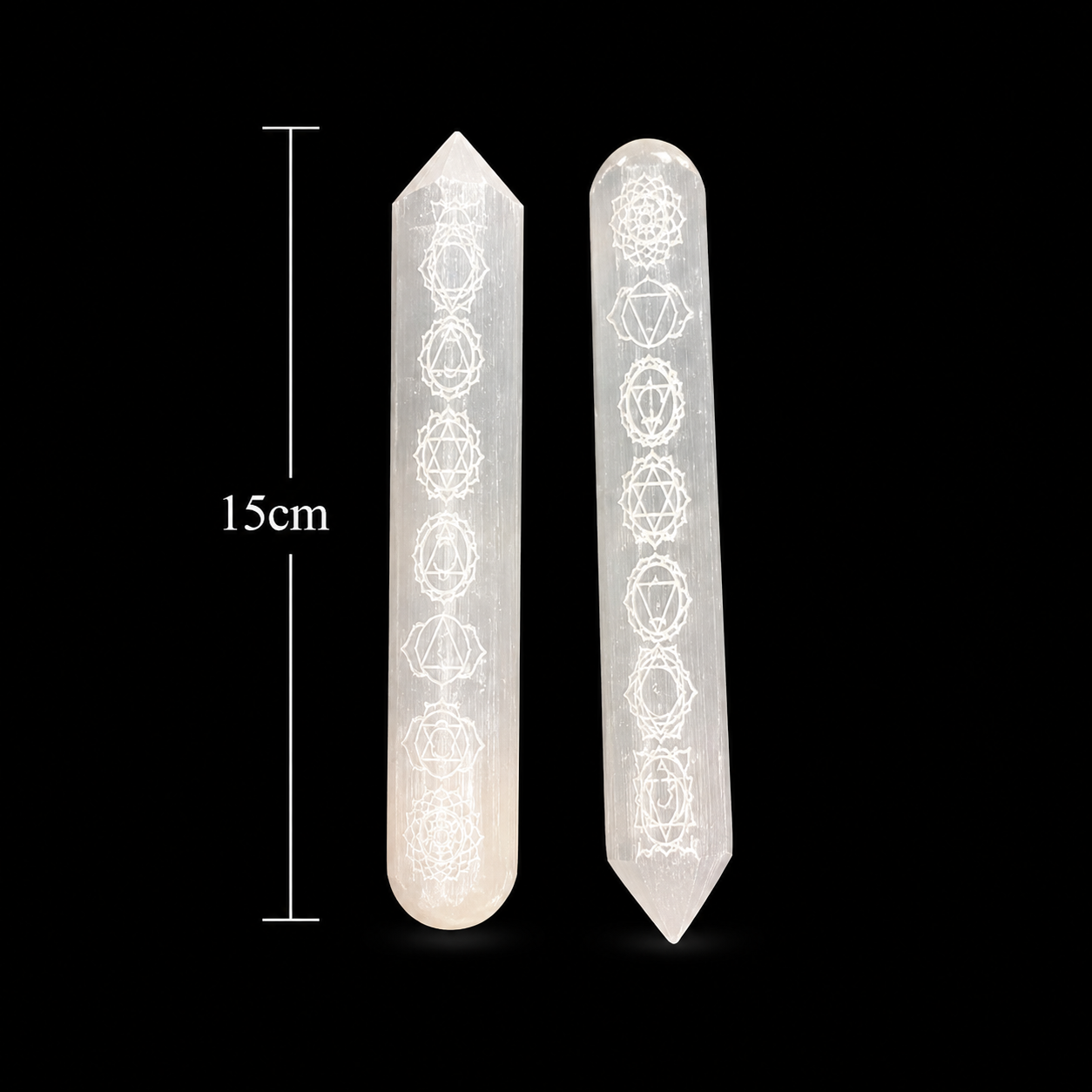 Chakra Selenite Massage Wand