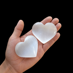 Selenite Heart Crystal