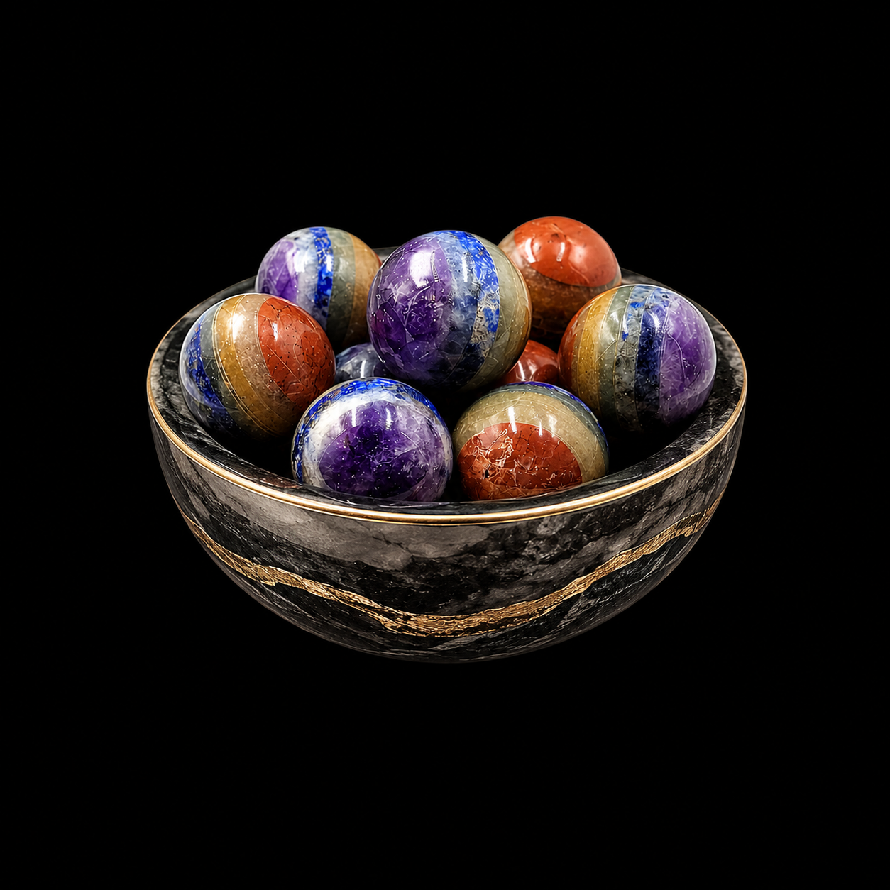 7 Chakra Crystal Sphere