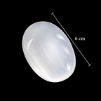 Selenite Palm Stone