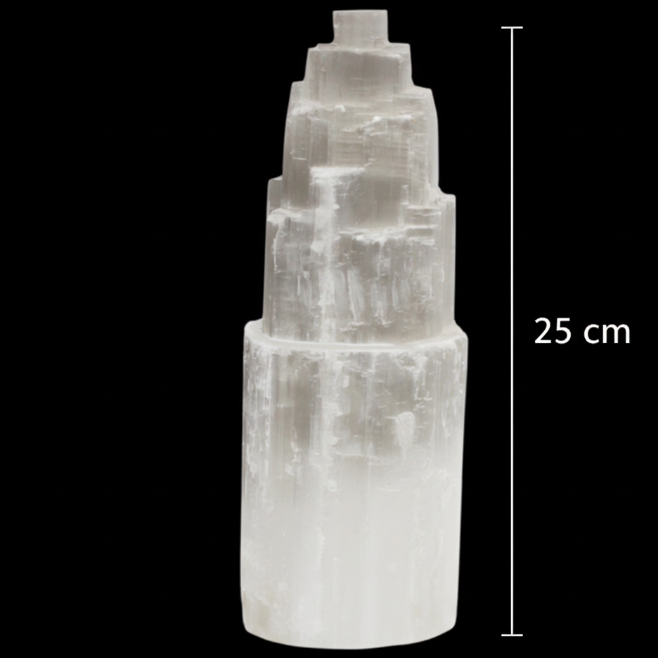 Selenite Mountain Lamp