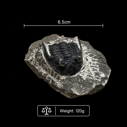 Devonian Trilobite Fossil in Matrix