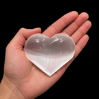 Selenite Heart Crystal