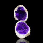 Crystal Geode Pair
