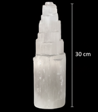 Selenite mountain lamp 30 cm size reference
